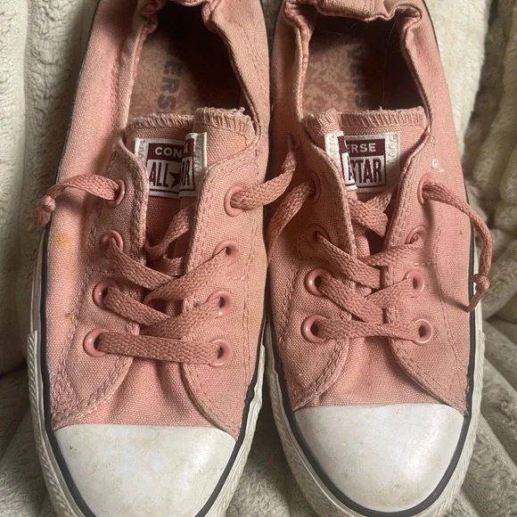 Converse All Star Sneakers in Pink and White - Picture 7 of 7